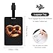 Pretzel Funny Luggage Tag with ID Name Card Fashion Suitcase Labels Baggage Bag Tags