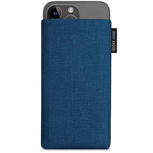 Adore June Classic Ozean-Blau Tasche kompatibel mit iPhone 14-15 Plus/iPhone 14-15 Pro Max...