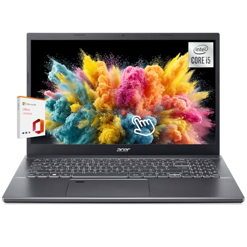 acer Aspire 5:15.6C` FHD Touch m[gp\R - 13 Intel i5-13420H 8GB LPDDR5 RAM 512GB SSD Wi-Fi 6 Ct^CItBXt ^&y Windows 11 H