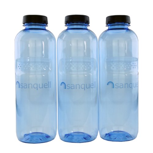 3 x 1 Liter Trinkflasche aus Tritan Kavodrink Wasserflasche BPA-frei