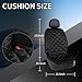 ESMING Driver and Passenger Car Seat Cushion for Full Back and Seat-Black
