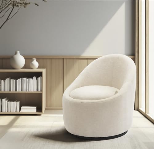 COLAMY Swivel Accent Chair, 360° Swivel Chair with...