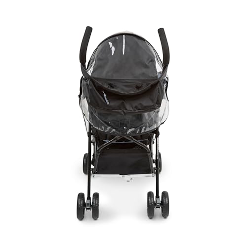 Image of Ingenuity 3D Mini Stroller Rain Cover, Baby Weather Shield for Rain, Wind & Snow, Fits 3D Mini Strollers, Vented Airflow, Clear Visibility, Easy Install & Storage - Clear