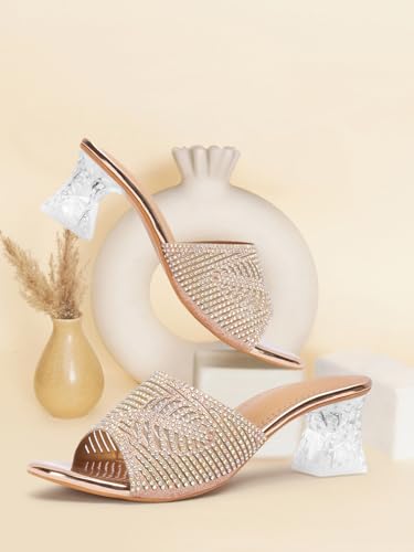 Image of Denill Women Stylish Fancy and Comfort Trending Heel Fashion Sandal Women & Girl