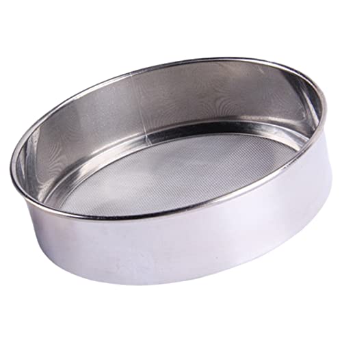 Holibanna De De Malla Fina De Acero Inoxidable Manual Redondo Para Para Hornear Pasteles Malla