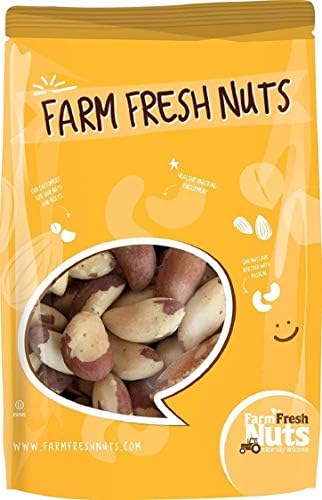 Raw Brazil Nuts By Farm Fresh Nuts (1 LB) by Farm Fresh Nuts
