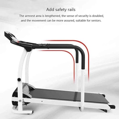 Image of Treadmills Electric Folding Treadmill for Home Folding Treadmill for Home 3 Levels of Inclination Can Be Adjusted Aerobic Fitness for The Elderly Extra Long Handle