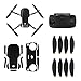 iEago RC 4 Coppie Elica a Basso Rumore + Adesivo in PVC per DJI Mavic Mini, Set di Eliche Pezzo di Ricambio per Drone Impermeabile Pelle Decalcomania con Viti per DJI Mavic Mini Droni Accessori