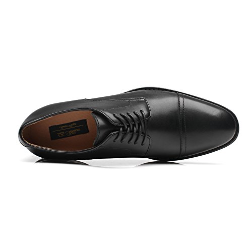 La Milano Men's Oxfords Classic Modern Round Captoe Shoes #TOP4