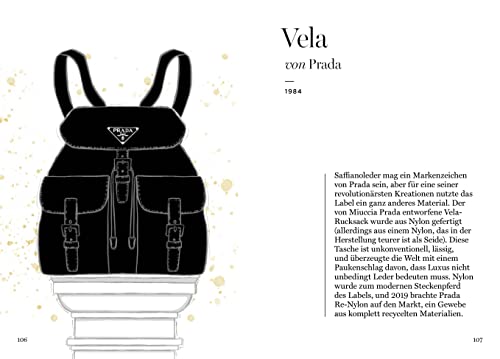 Die Handtasche - Eine illustrierte Hommage an einen Modeklassiker: Mit Zeichnungen der kultigsten Handtaschen von Chanel, Dior, Louis Vuitton, Hermès, ... uvm. (Bewegte Leben aus der Modewelt, Band 6)