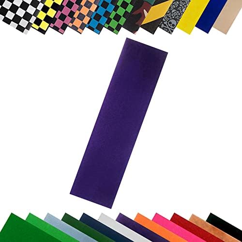 TURBO 9 x 33 Inch Skateboard Grip Tape Sheet Purple