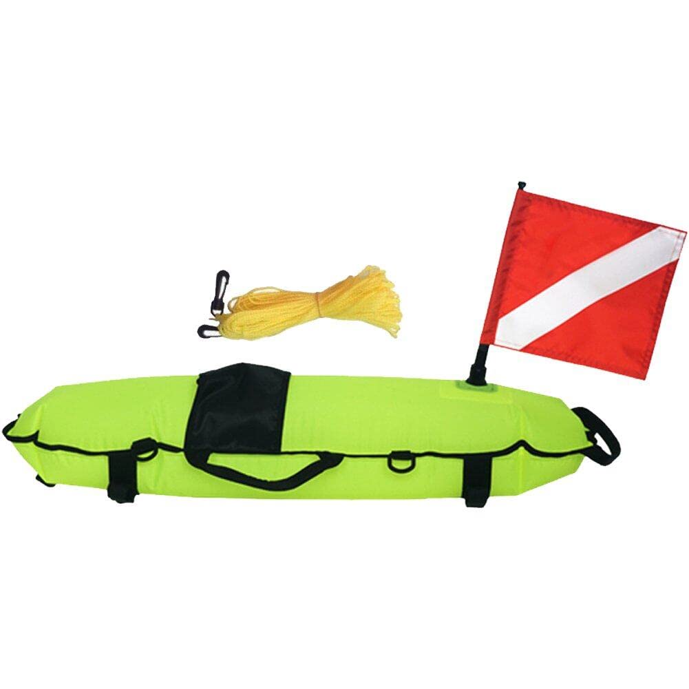 Equipo de marcado para buceo y natación con resistencia al agua y bandera de seguridad
