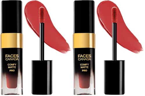 Image of FACESCANADA Comfy Matte Pro Liquid Lipstick - Umber Fix 10, 5.5 ml | 10HR Longstay | Intense Color | Macadamia Oil & Olive Butter Infused | Lightweight Super Smooth | No Dryness | No Alcohol