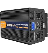 VEVOR Invertitore a Onda Sinusoidale Pura, 5000 W Invertitore di