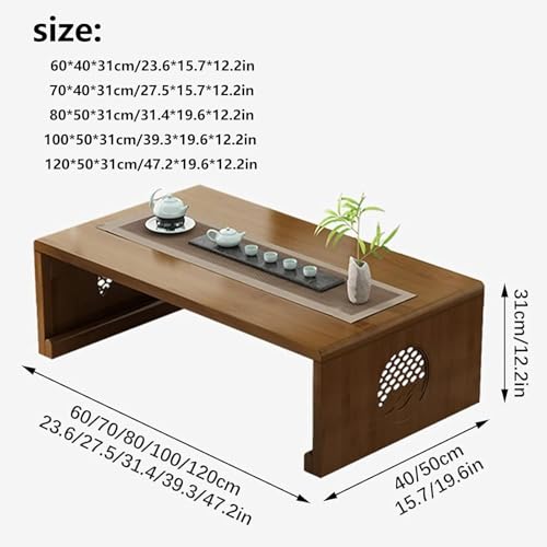 Table basse en bois pliante et compacte avec rangement facile pour petit espace - 3