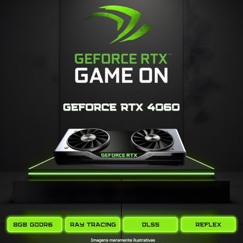 PC Gamer LUDIC by BluePC - Intel Core i9 11900F, Geforce RTX 4060 8GB, 16GB RAM, SSD 1TB M.2 NVMe, F
