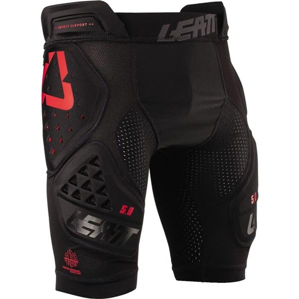 Leatt 3DF 5.0 Impact Shorts, Black