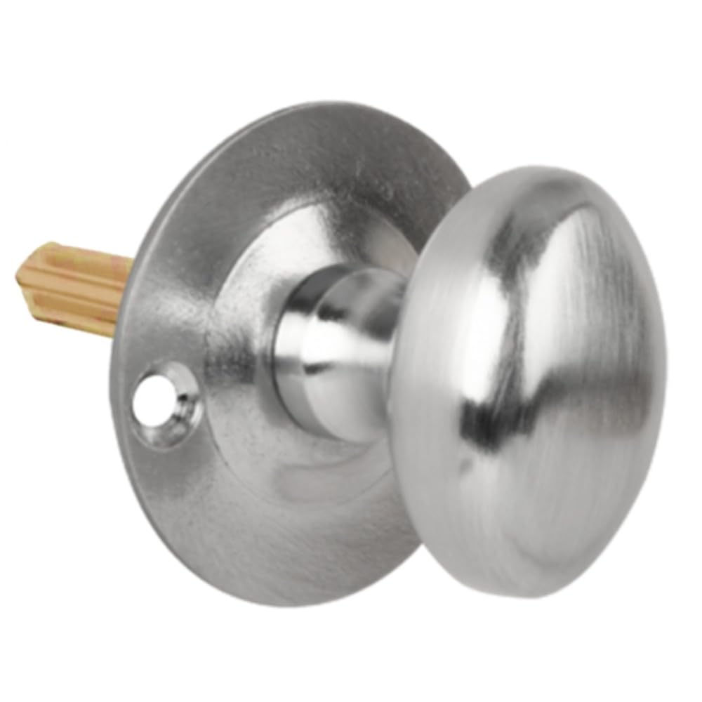Hunta Satin Chrome Handlezone® Oval Thumbturn For Mortice Security Rack Bolt