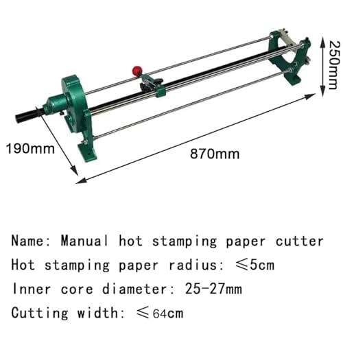Taglierina manuale per stampa a caldo su carta metallizzata, macchina da taglio per stampa e confezionamento, ideale per la lavorazione della pelle, facile da usare ed efficiente, design resistente
