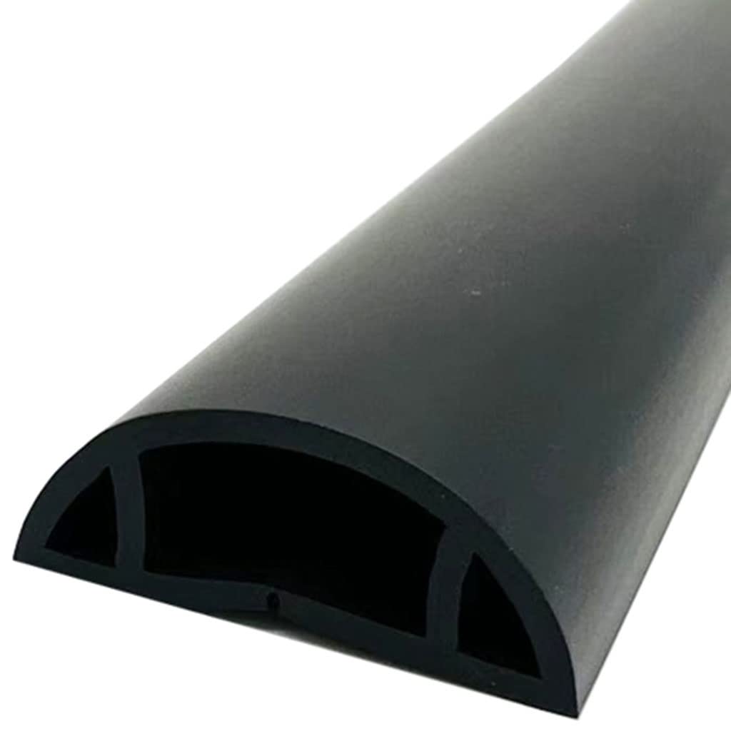 Canaleta Cables Suelo De PVC Duradero para Oficina, Protector De Canaleta Pasacables Suelo para El Hogar, Protector De Cable De Suelo Alimentación Fácil De Cortar (Color : C, S : 10m)
