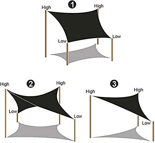 Auvent de jardin anti-UV imperméable protégeant du soleil - 8