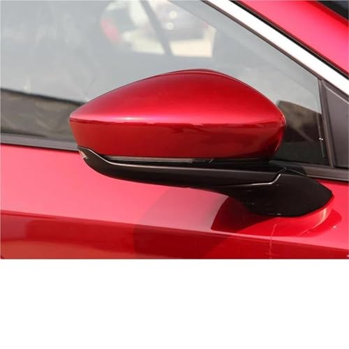 車のバックミラーアセンブリ に適合するマツダ3 に適合するアクセラ 2020 2021 2022 2023 2024用 ドアミラー一式 リアビュー サイドミラーアセンブリ カメラなし 車用 ドア サイドミラー 左右(赤,5線式右)