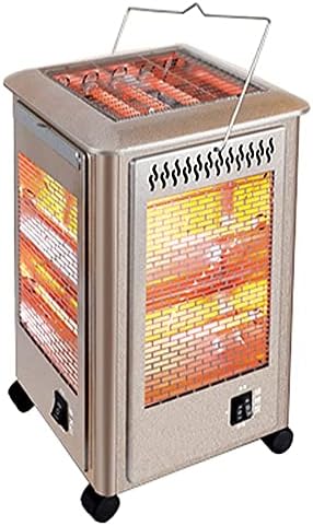 Portable Home Electric Heater,Electric Heater For BBQ,Dual-use Heater For Heating And Grilling,Explosion-proof Quartz Tube Heating,For Indoor,Garden,Patio,Balcony,27*27*44CM ( Size : 23*23*36CM )
