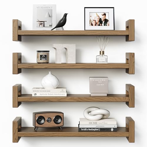 Vailando Floating Shelves Set of 4 Wall Mounts