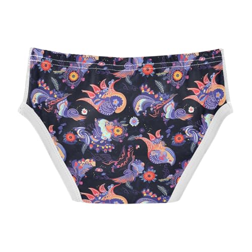 visesunny Boys Potty Training Underwear Mysterious Bird Totem Pattern Breathe Cotton Briefs Size 2T-8Y for Toddler2