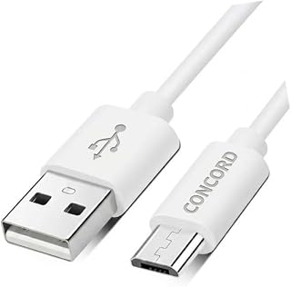 Concord C-321 2.1A 100cm Micro USB Data ve Şarj Kablosu - Beyaz