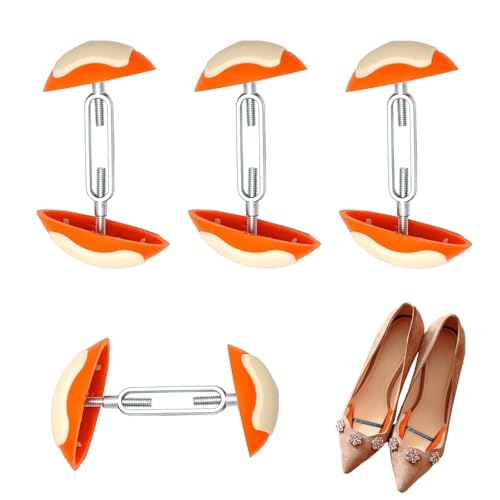 XNBTFK 4 PCS Shoe Stretchers for Women, Shoe Width Stretcher, Boot Stretcher, For Stretching Shoes,Adjustable Shoe Width Extender,You Can Make Shoes to Achieve a Perfect Fit