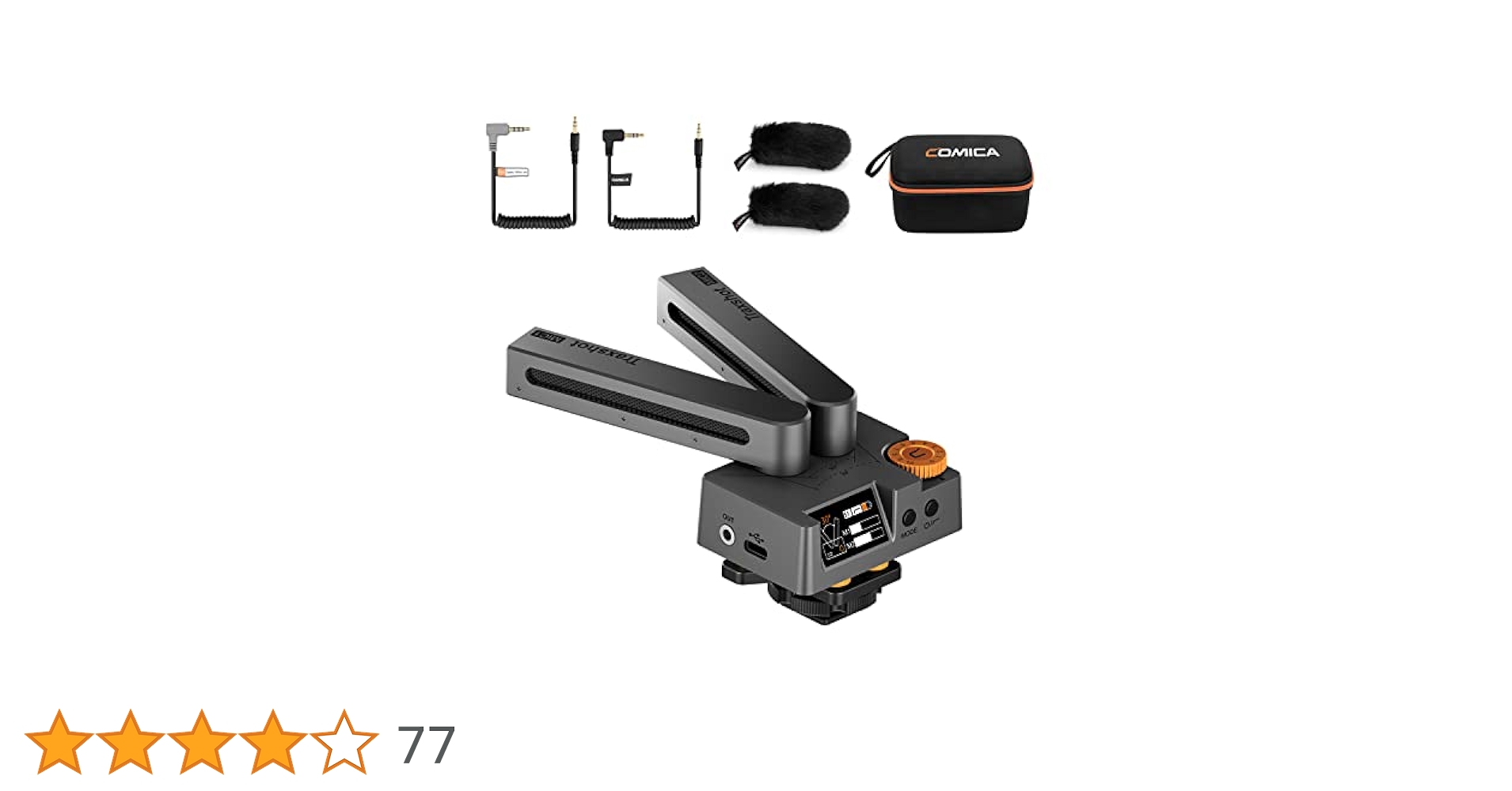 Comica Traxshot ガンマイク Amazon | COMICA Traxshot Pro ショットガンマイク ビデオ外付け
