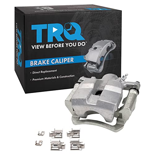 Image of TRQ Rear Right Brake Caliper w /Bracket Passenger Side