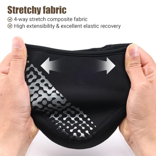 Cubiertas térmicas impermeables para zapatos, cubrebotas para ciclismo, senderismo y deportes de invierno, XL, negro miniatura 4
