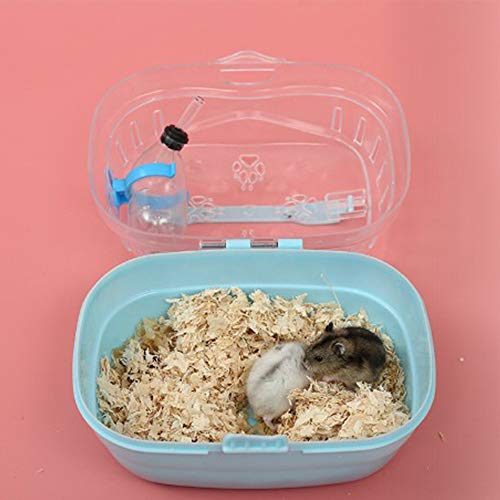 JKGHK Portable Carrier Hamster Carry Case Cage Small Animal Habitat with Water Bottle Travel and Outdoor - Image 3
