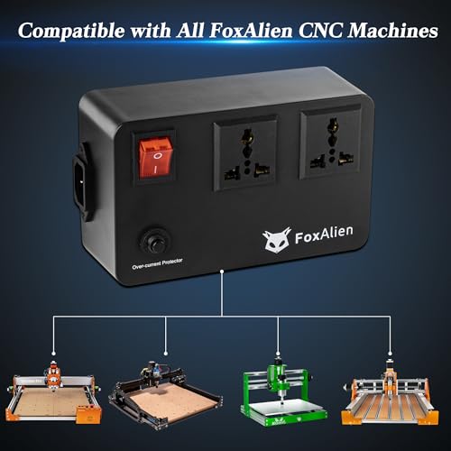 FoxAlien Interruptor De Relé Do Módulo De Relé Para Máquinas Roteadoras Cnc, Roteadores E Conexão De