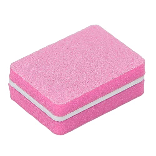 ZASCHMOY Blocco Tampone per Unghie 30 Pezzi, Blocco Levigante per Lucidatura Professionale per Manicure Pedicure, con Nucleo in Spugna Elastica Ad Alta densità (PINK)