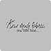 Sew much fabric....Funny Sewing Wall Quotes Words Sayings Removable Wall Lettering (6" X 18"), BLACK