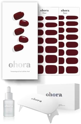 Amazon.com: ohora Semi-Cured Gel Nail Strips Value Set (N Classic ...