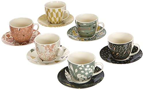 Tognana IR685375565 Set 6 Tazze The con Piatto