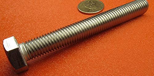 18-8 A2 Stainless Steel Hex Bolts FT M14 x 2 mm x 110 mm Long 5 pcs