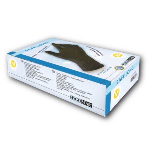 Nitrilhandschuhe SAFE LONG "Black" (S) Cover