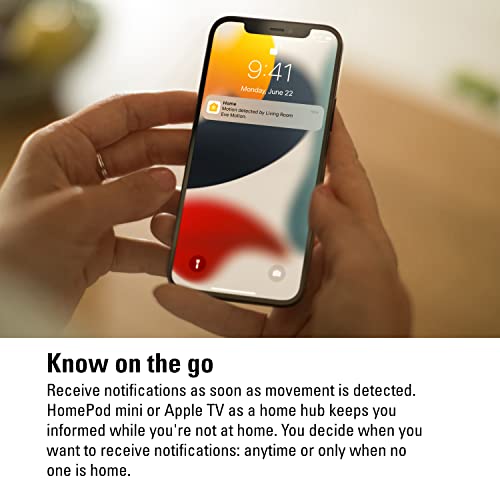 Image of Eve Motion (Previous Version) - Smart Motion Sensor with Light Sensor, IPX3 Water Resistance, Automatic Activation of Lights and Devices, Thread