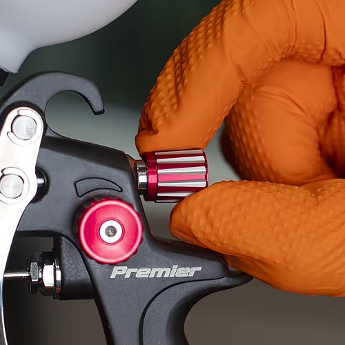Sealey HVLP04 HVLP Gravity Feed Touch-Up Spray Gun 1mm Set-Up, Silver - Image 3