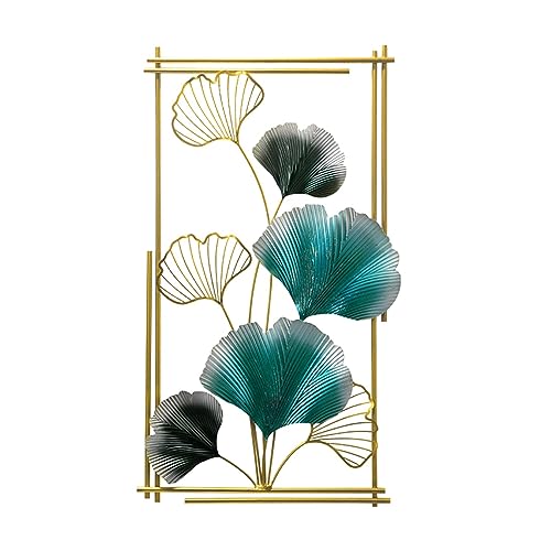 Ginkgo Feuille Peintures Murales Maison Salon Décoration Métal Modèle A-50CM