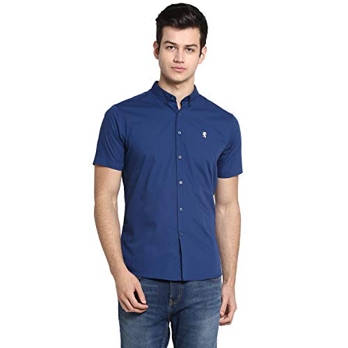 Image of Red Tape Half Slevee Button Down Shirt for Men | Your Go to for Comfort and Style