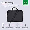 Trust Bologna Slim Eco Borsa per Laptop fino a 16", Borsa per Laptop Sostenibile in Plastica Riciclata, con Tracolla, Custodia per Viaggio, Lavoro, Ufficio, Scuola - Nero