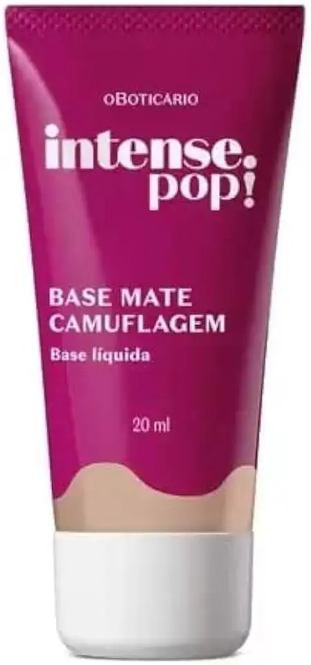 Base Mate Camuflagem Cor 100 Intense Pop! 20ml