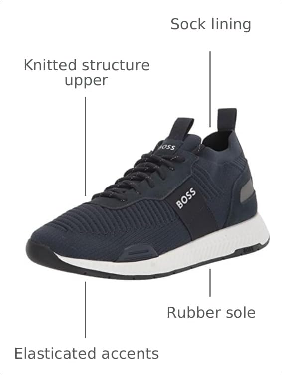 Image of BOSS Men's Mesh Mix Running Sneakers