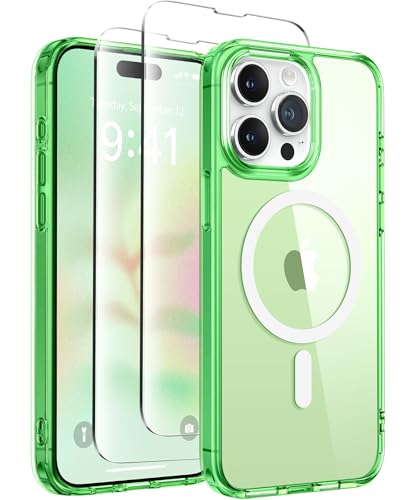 Coque iPhone 14 Pro Max MagSafe transparente anti-traces